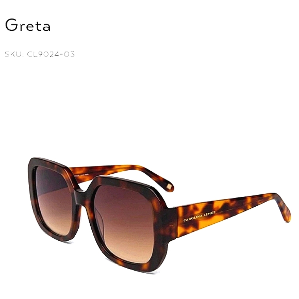 ❤️NWT Carolina Lemke Berlin "Greta" Square Hand Made Acetate Frame.